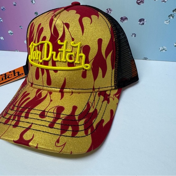 🔥LIM ED VON DUTCH FLAMES HAT - Picture 4 of 9